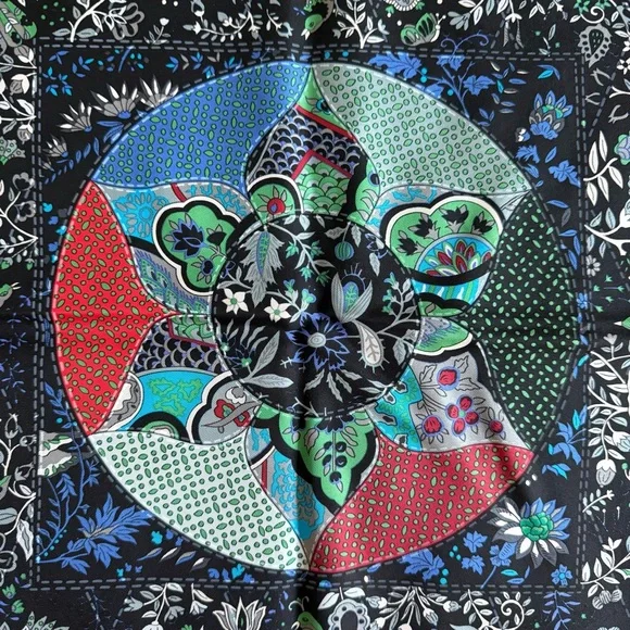 Hermès Pique Fleuri de Provence Silk Scarf 90cm Christine Henry Rare - Picture 5 of 8